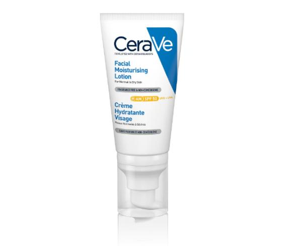 CeraVe Facial Moisturising Lotion SPF50 tub med pump för daglig fukt