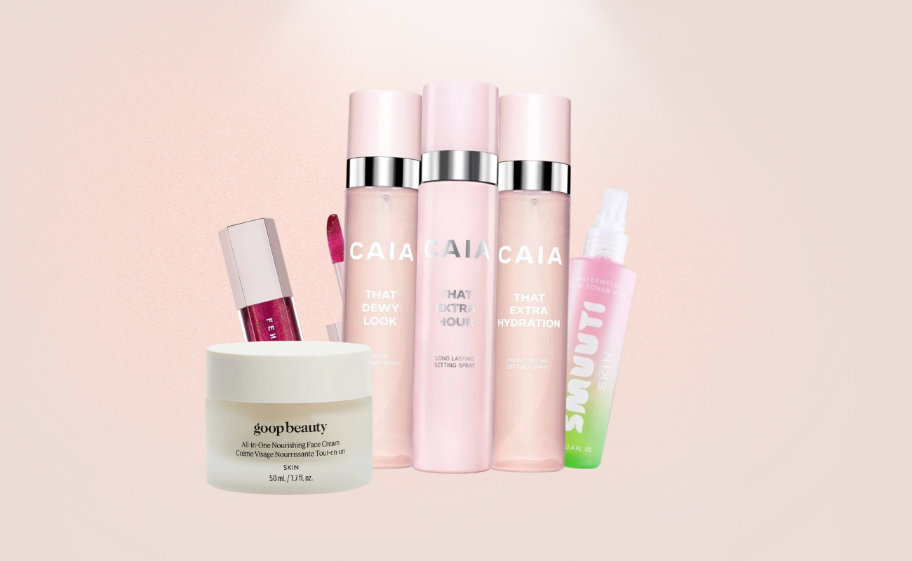 Skönhetsprodukter från kändismärken som CAIA Cosmetics, Smuuti Skin, Fenty och Goop Beauty för Hudify.se quiz.