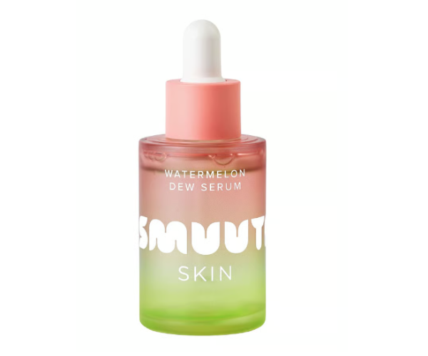 Smuuti Skin Watermelon Dew Serum flaska med hyaluronsyra och vattenmelon